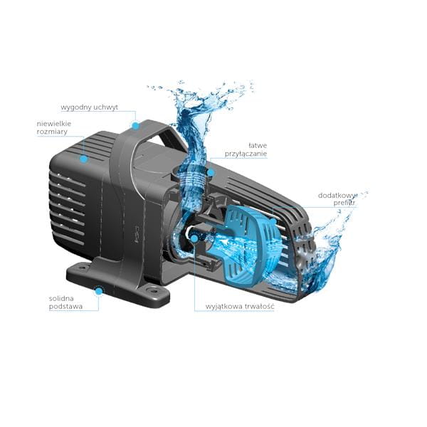 Aquael PFN-10000 ECO Pompa fontannowa do oczka wodnego 9000 l/h 69W + gratisy
